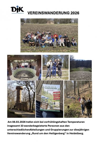Vereinswanderung 2026